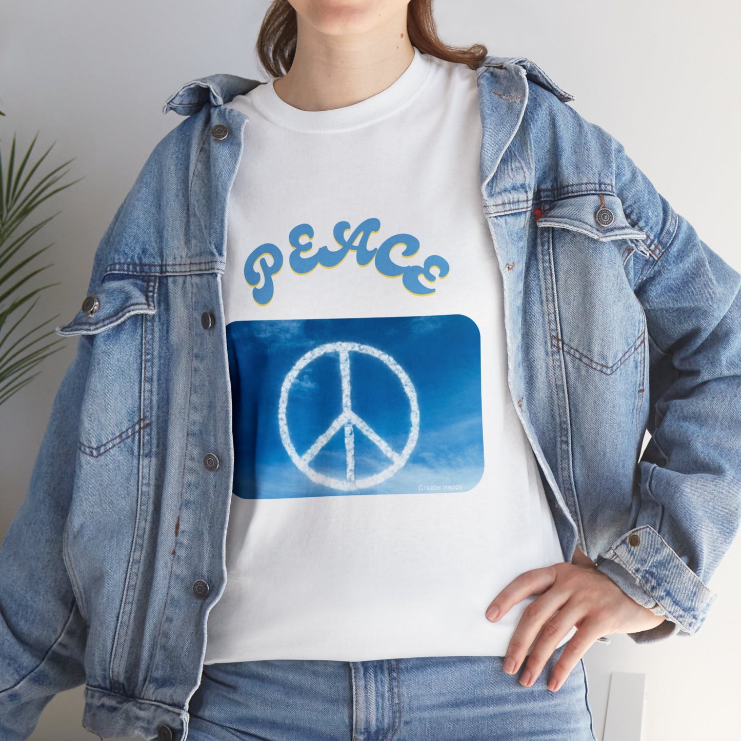 Peace Sky T-Shirt from Greater Happy