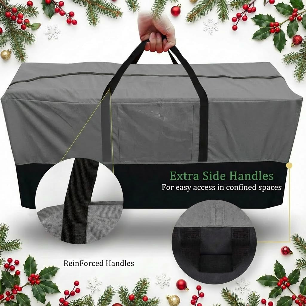 Christmas Tree Storage Bag, Fits 10-12 Ft Artificial Trees, Gray