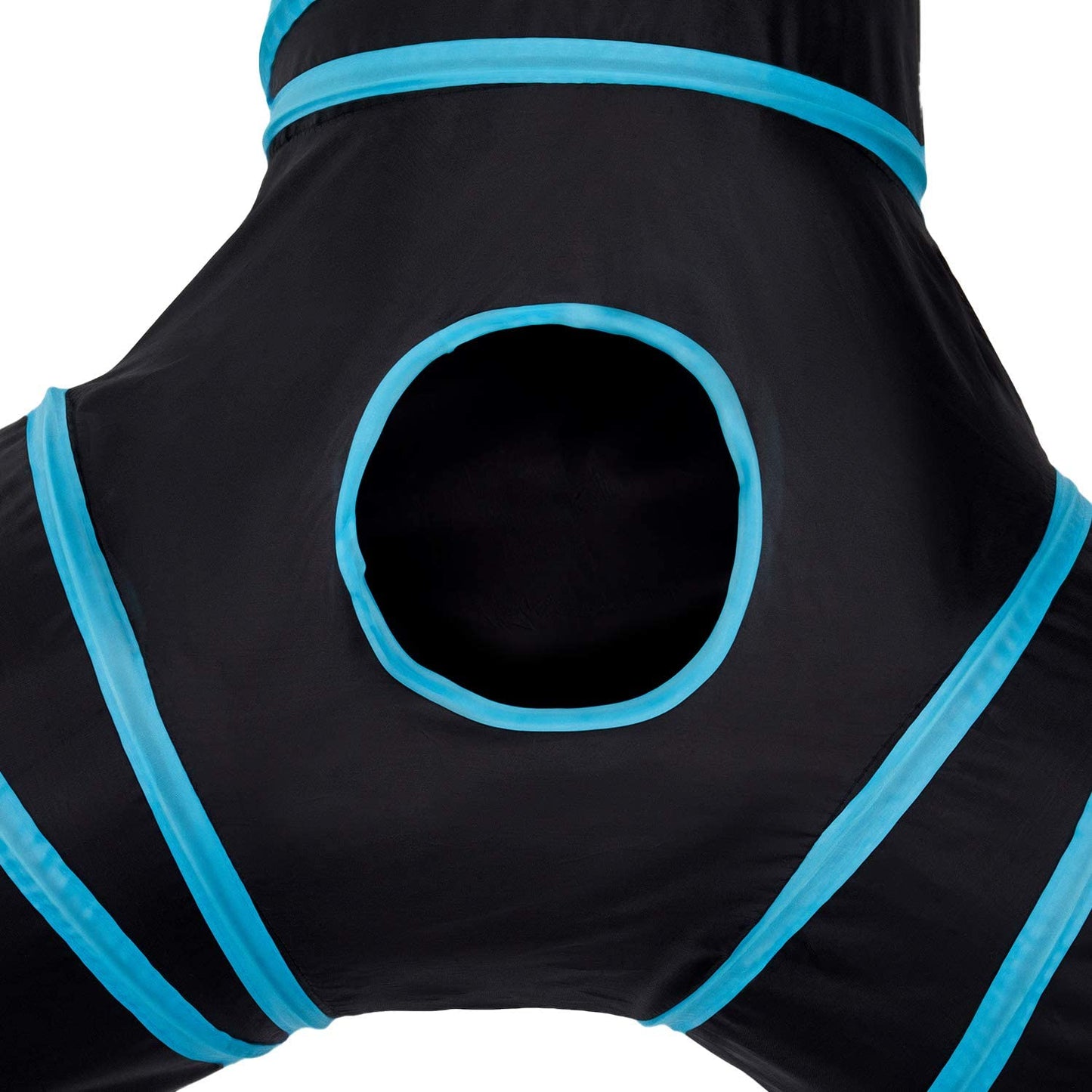 Pet Cat Tunnel Tube Toys 3 Way Collapsible, Tunnels for Indoor Cats,Kitty Bored Peek Hole Toy Ball Cat, Puppy, Kitty, Kitten, Rabbit