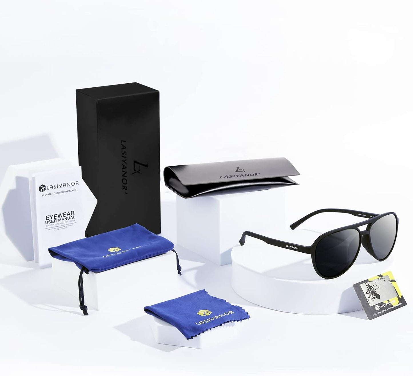 Lightweight TAC Polarized Tinted Classic Vintage Retro 70S Sunglasses, TR-90 Frame for Women Men, UV 400 Protection