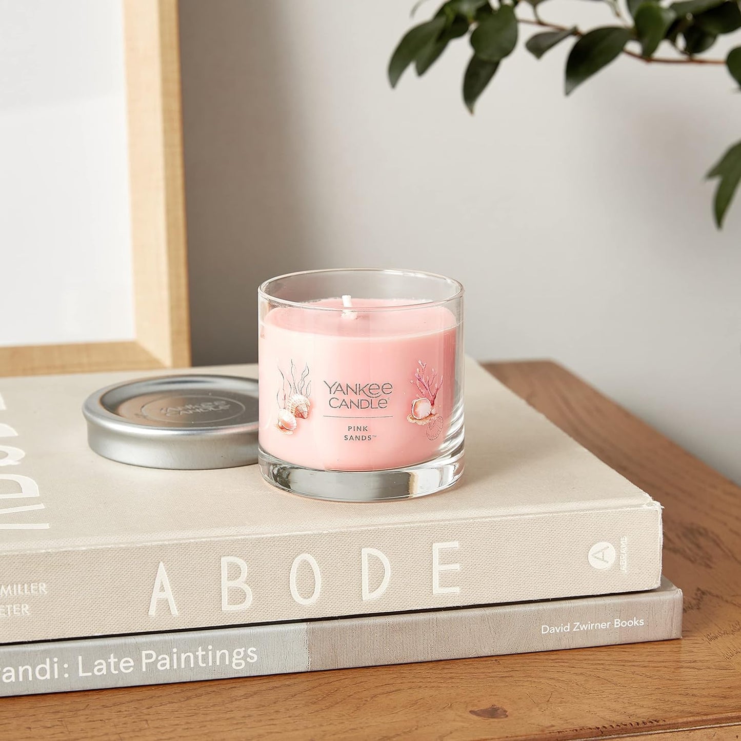 Chesapeake Bay Pink Sands Scented, Signature 4.3Oz Small Tumbler Single Wick Candle, over 20 Hours of Burn Time