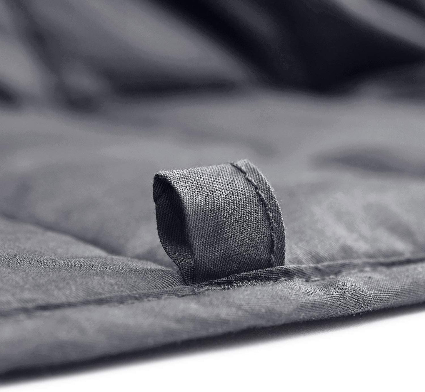 Weighted Blanket — Heavy 100% Oeko-Tex Certified Cotton Material with Premium Glass Beads (Dark Grey, 48''X72'' 15Lbs), Suit for One Person(~140Lb) Use on Twin/Full Bed …