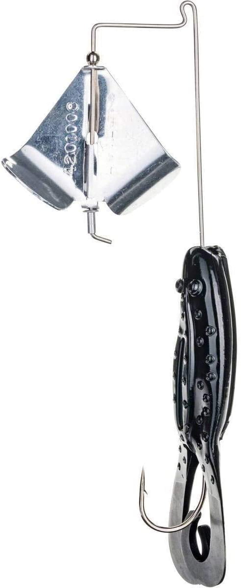 , KVD Toad Buzz Lure, Freshwater, 3/8 Oz, 5/0 Hook, Green Pumpkin Chartreuse Belly, Package of 1