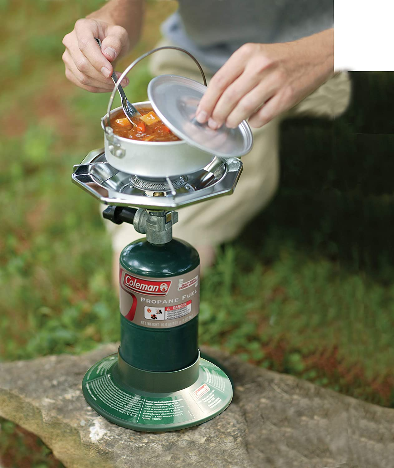 Coleman Gas Stove | Portable Bottletop Propane Camp Stove with Adjustable Burner