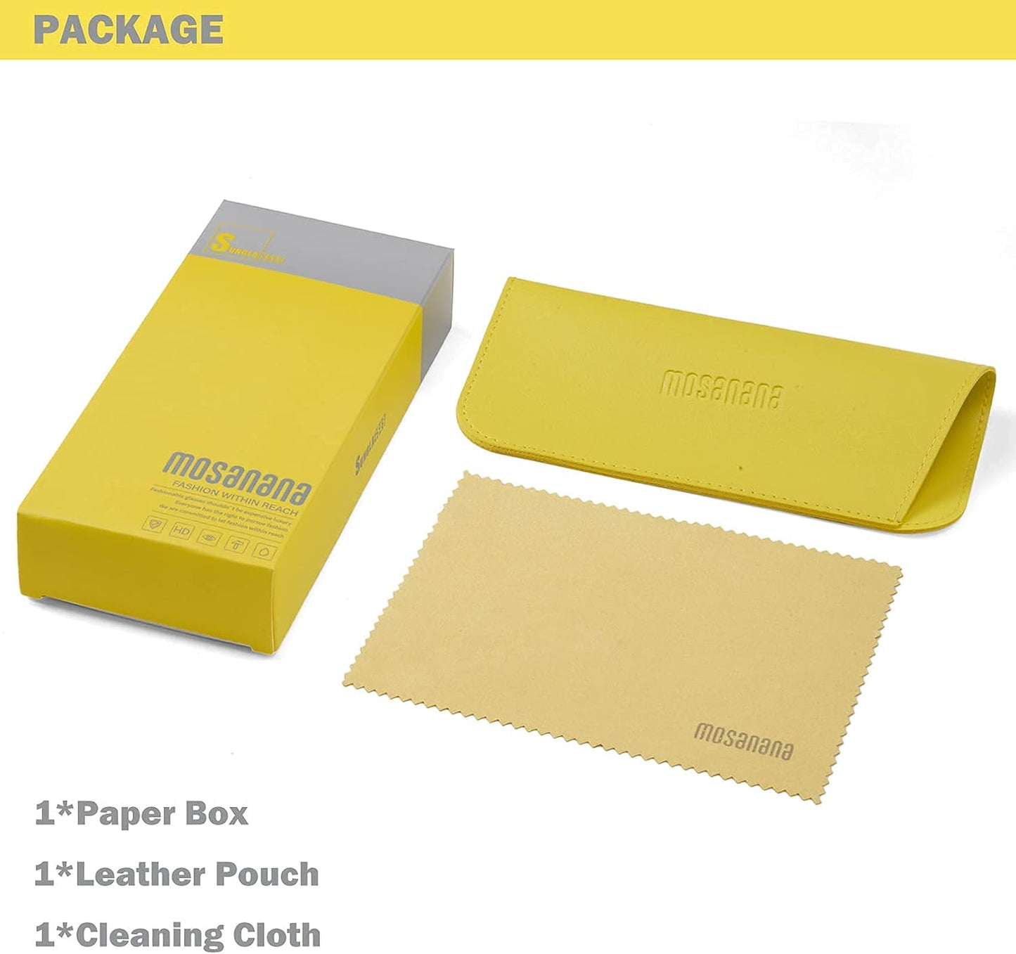 Trendy Rectangle Sunglasses for Women Men-Goulding