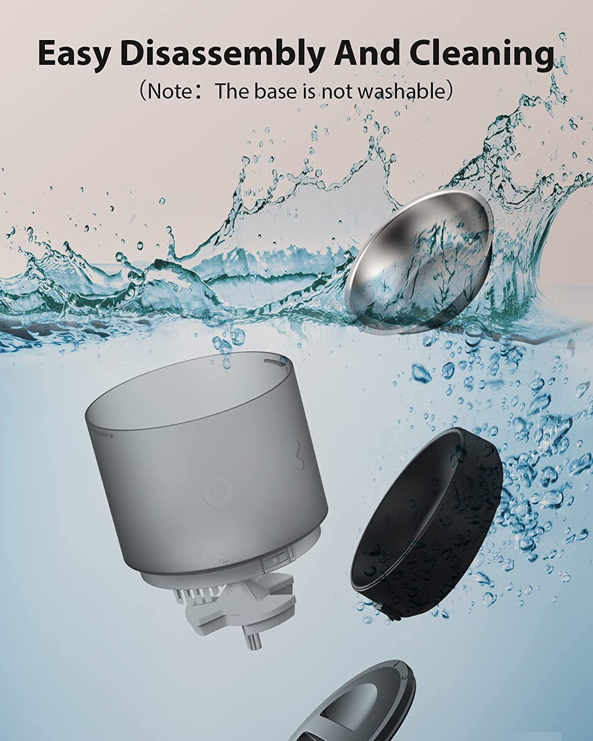 Automatic Cat Feeders with Timer - 4L Cat Food Dispenser of 6 Meals with 10S Voice Recorder and Desiccant Bag, Support Dual Power for Cats and Dogs