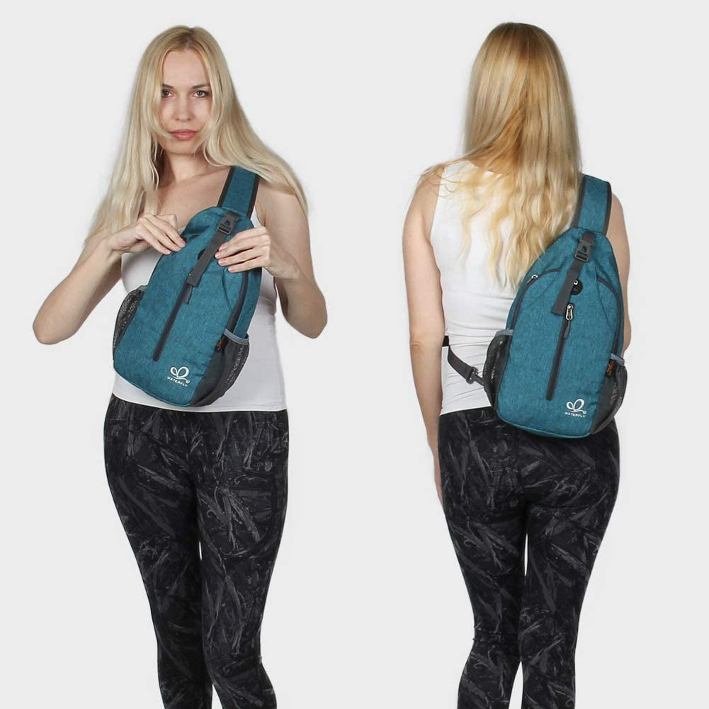 Crossbody Sling Backpack Sling Bag Travel Hiking Chest Bag Daypack