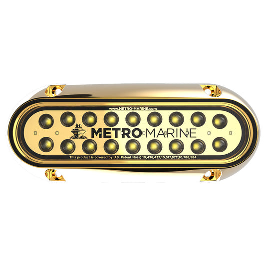 Metro Marine High-Output Elongated Underwater Light w/Intelligent Monochromatic LEDs - White, 45 Beam  [F-BME1-H-W3-45]