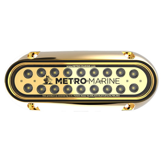 Metro Marine High-Output Elongated Underwater Light w/Intelligent Monochromatic LEDs - White, 90 Beam  [F-BME1-H-W3-90]