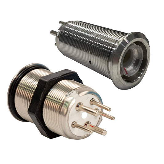 Bluewater 22mm Inrush Push Button Switch Nav/Anchor Off/On/On - Blue/Green/Red LED - Switch Body Only [9059-3114]