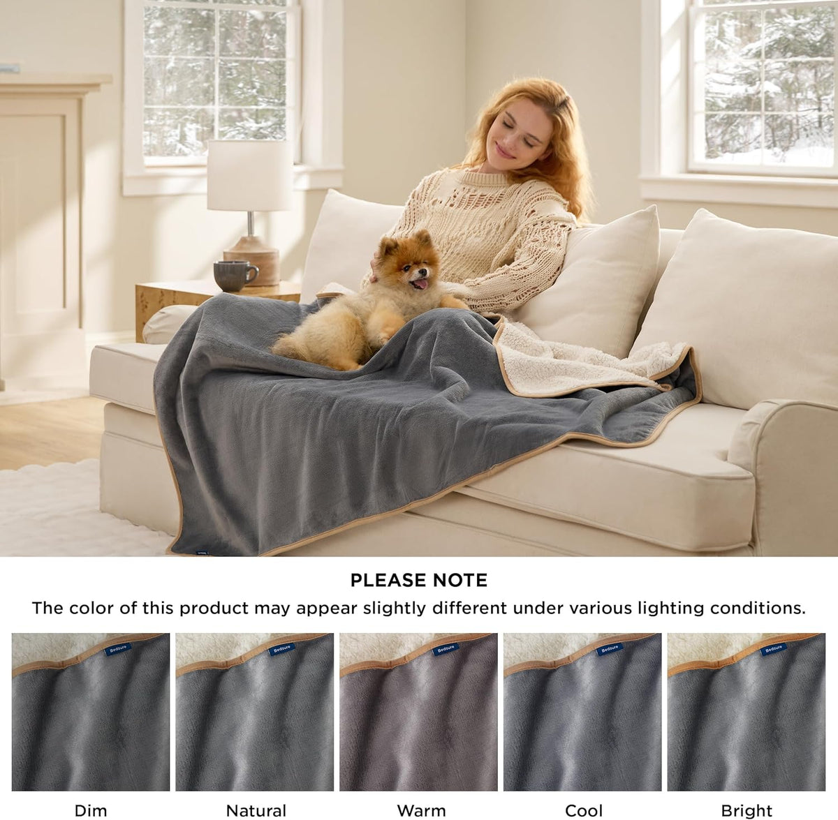 Waterproof Dog Blankets for Small Dogs Soft Cat Blanket Warm,25X35
