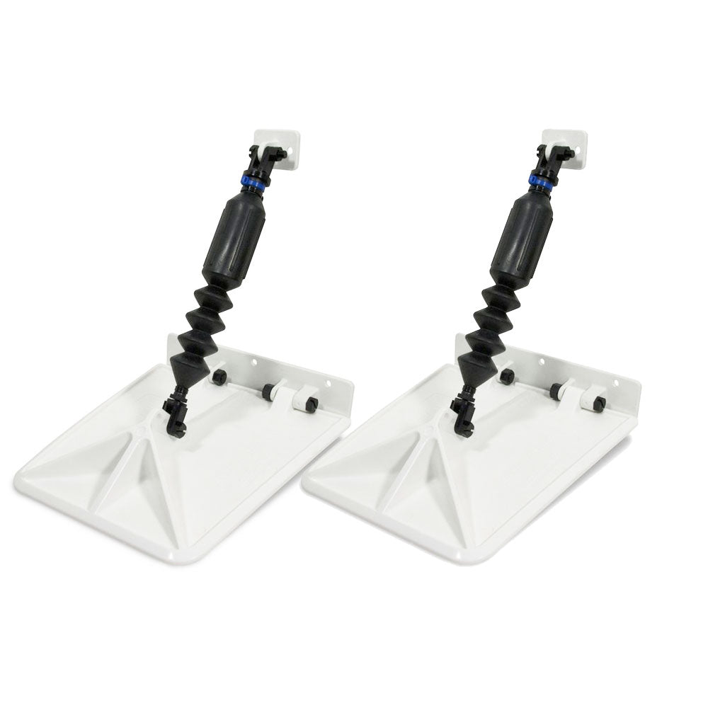 Smart Tabs SX Trim Tabs by Lectrotab 9.5 x 10 f/18'-20 Boat w/150 - 240HP - White [SXW9510-80]