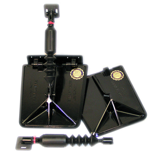 Smart Tab SX Composite Trim Tabs by Lectrotab 9.5 x 10 f/15'-18 Boat w/60 - 135HP - Black [SX9510-60]