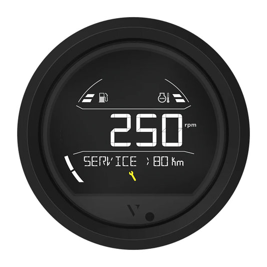 Veratron VL Digital 85 w/Triangular Black Bezel [B00205801]