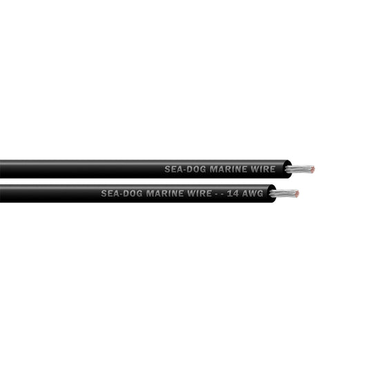 Sea-Dog 14 AWG Black Primary Wire - 250' [8014014]