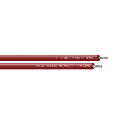 Sea-Dog 16 AWG Red Primary Wire - 100' [8016022]