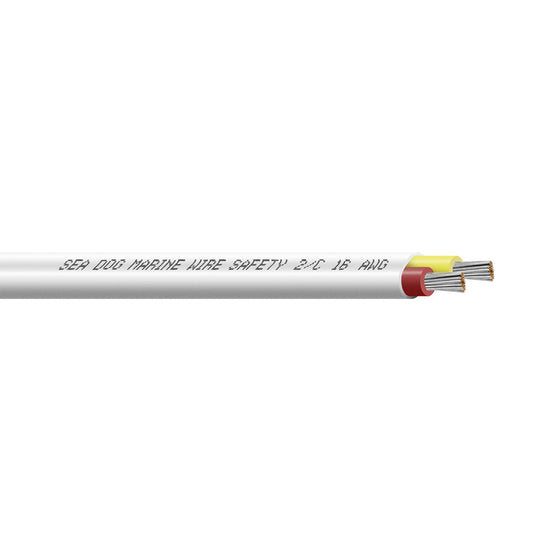 Sea-Dog 16/2 AWG Flat Duplex Safety Wire - Red/Yellow - 250' [8016224]