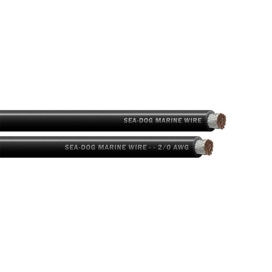 Sea-Dog 2/0 AWG Black Battery Cable - 25' [8021010]