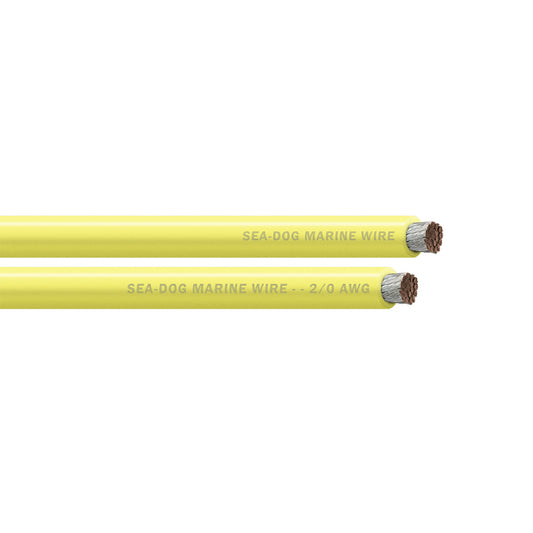 Sea-Dog 2/0 AWG Yellow Battery Cable - 25' [8021030]