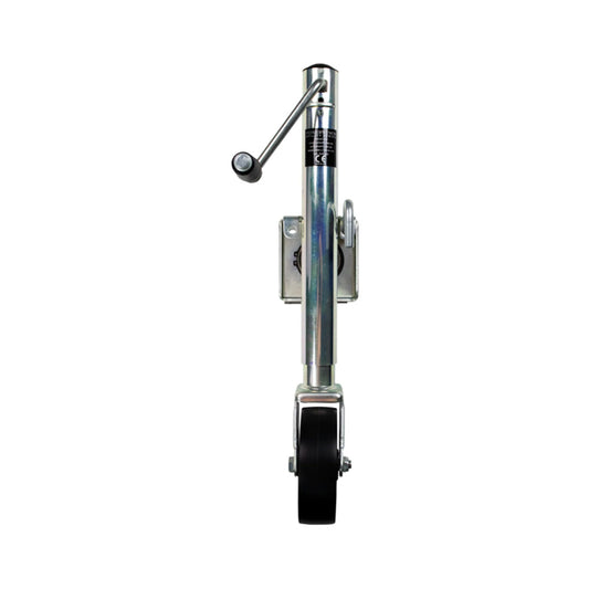 Powerwinch Utility Series Jack - 1200lb, Weld-On, Single Wheel, Zinc [21500-J-1200-W1-Z-R]