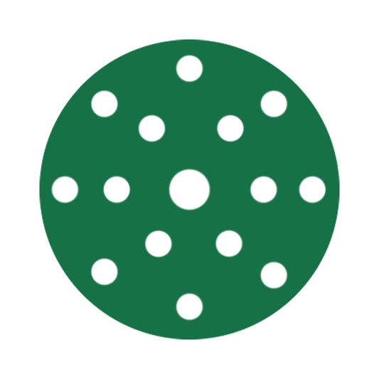 RUPES PROCUT Film Abrasive Discs 150mm (6") - 15 Holes - P1500 Grit *Box of 50pcs [9.45FD1500]