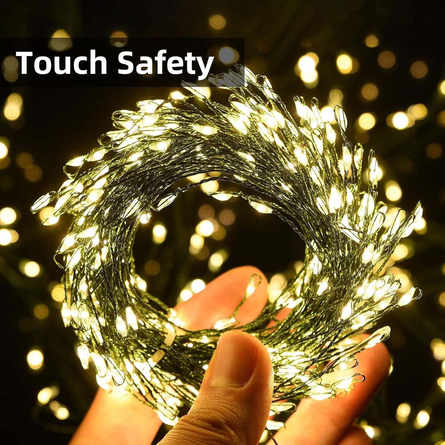 300Led Fairy Lights Plug in with Remote & Timer for Christmas Tree
