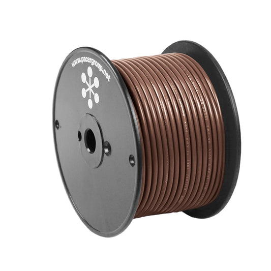 Pacer Brown 16 AWG Primary Wire - 100  [WUL16BR-100]