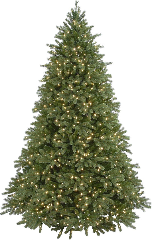 National Tree Company 7.5Ft Pre-Lit Jersey Fraser Fir Christmas Tree