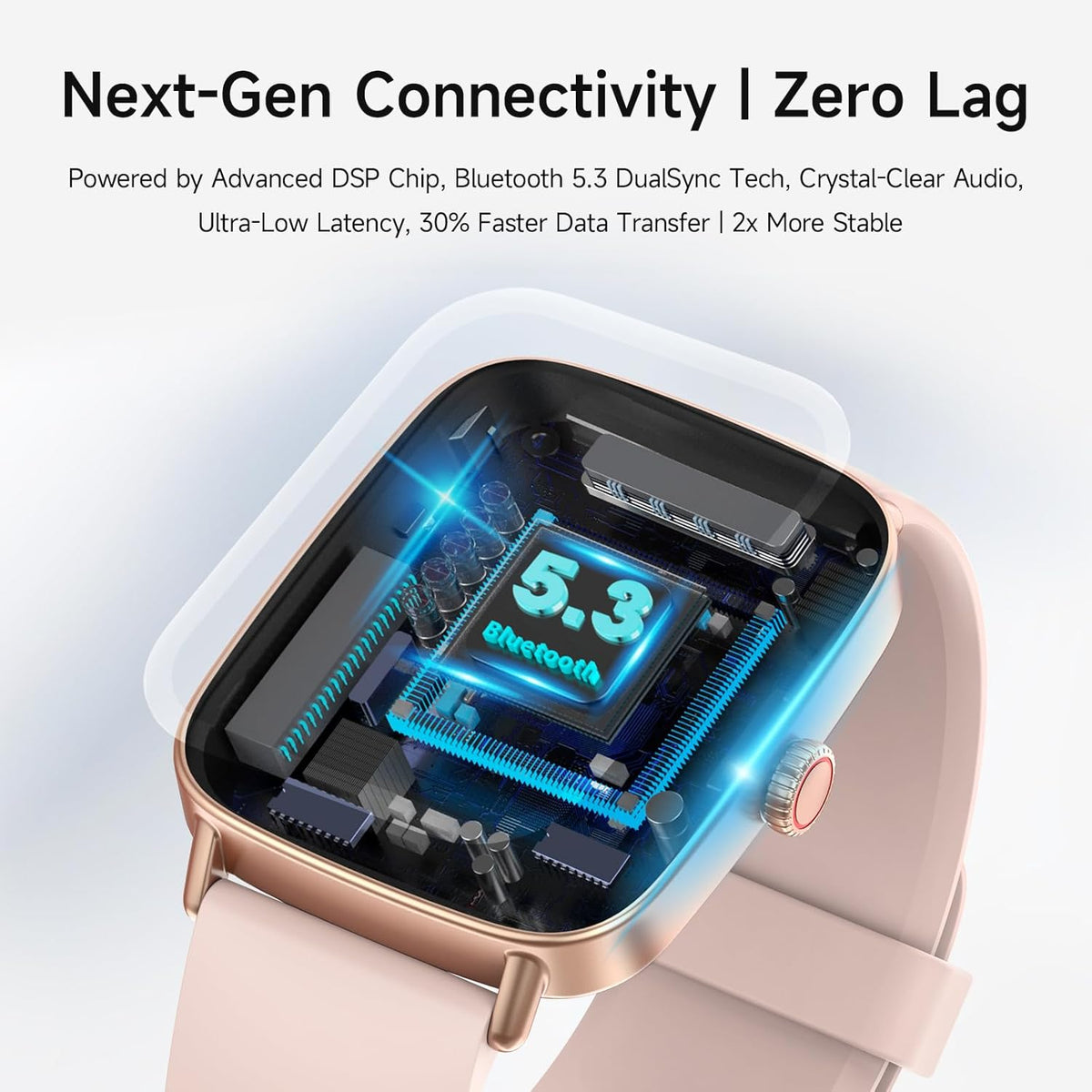 Smart Watch for Women, 1.85" HD Smartwatch (Answer/Make Calls), 2 Bands