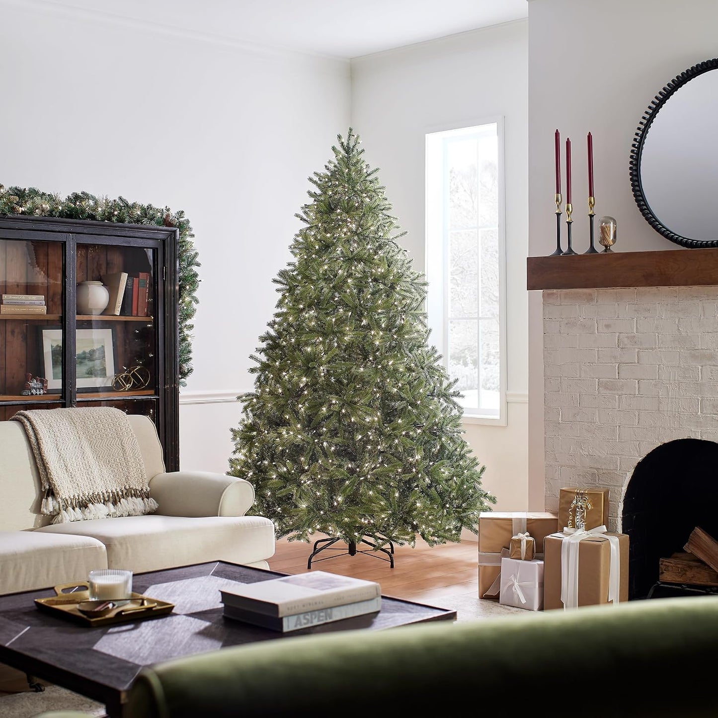 National Tree Company 7.5Ft Pre-Lit Jersey Fraser Fir Christmas Tree