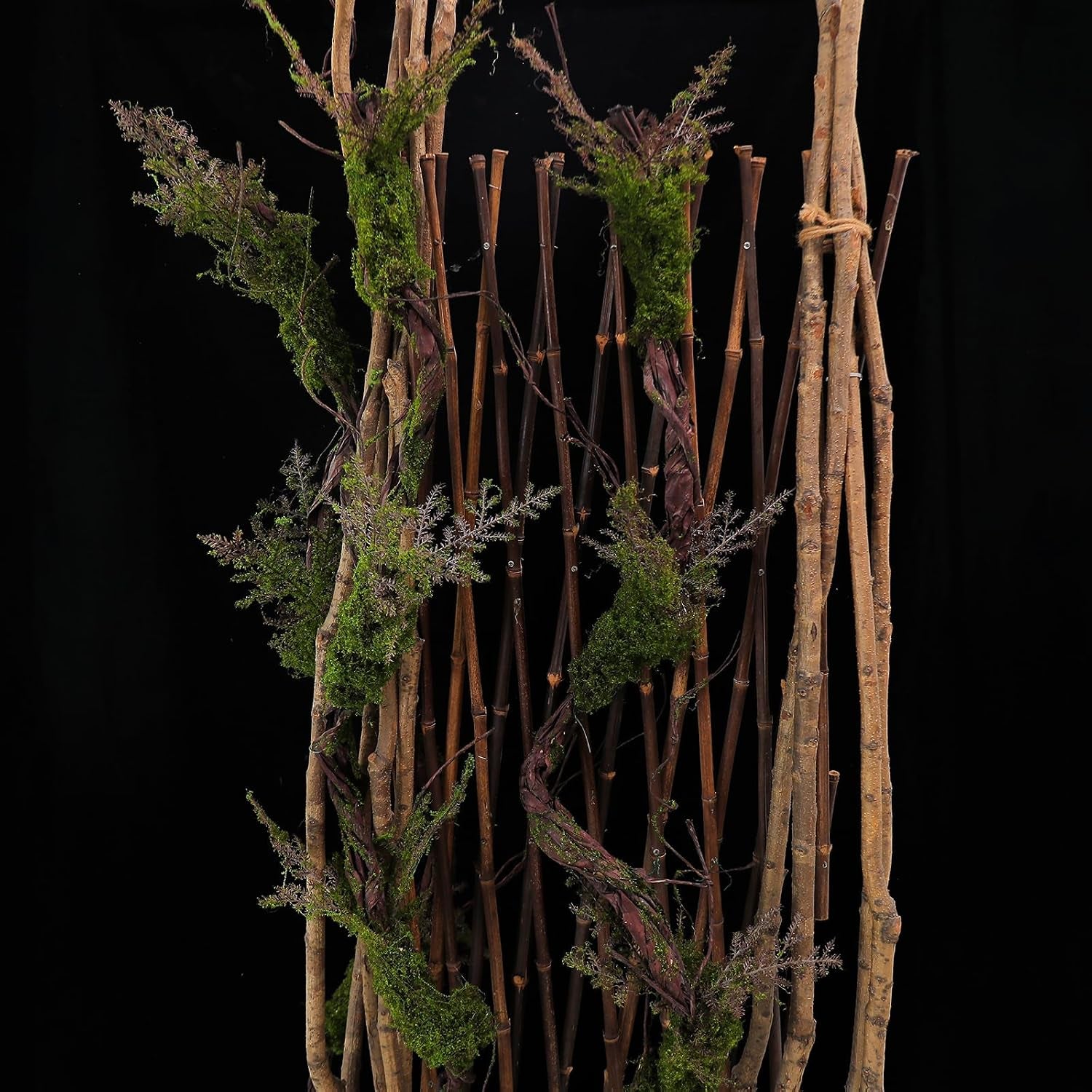 78" Large Bendable Fake Tree Trunk Branch Wall Hanging Moss Vine