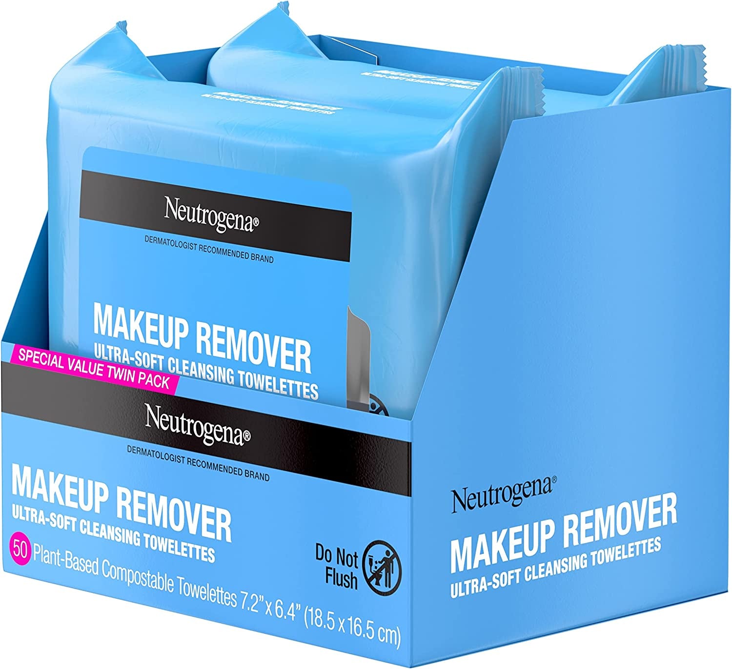 Makeup Remover , 25 Count, 2 Pack