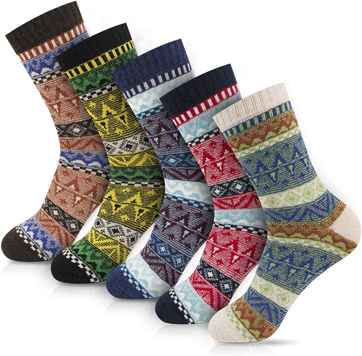 Women Socks Winter - Gifts for Women - Warm Thick Soft Wool Socks Christmas Gifts Socks Cozy Crew Socks