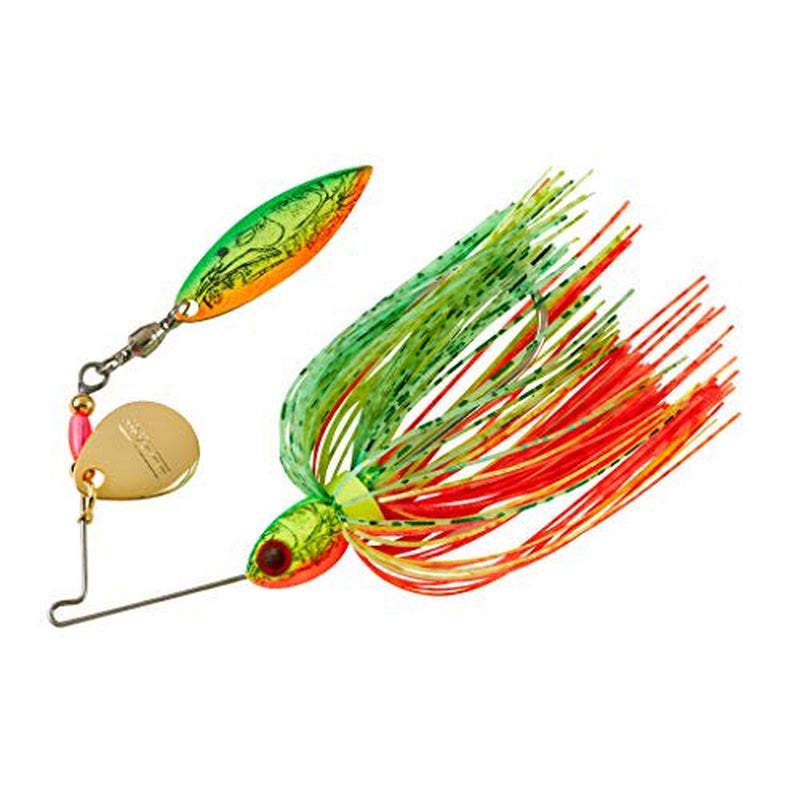 BOOYAH Pond Magic Real Craw Fishing Lure Spinnerbait Two Blade Okie Craw 3/16 Oz