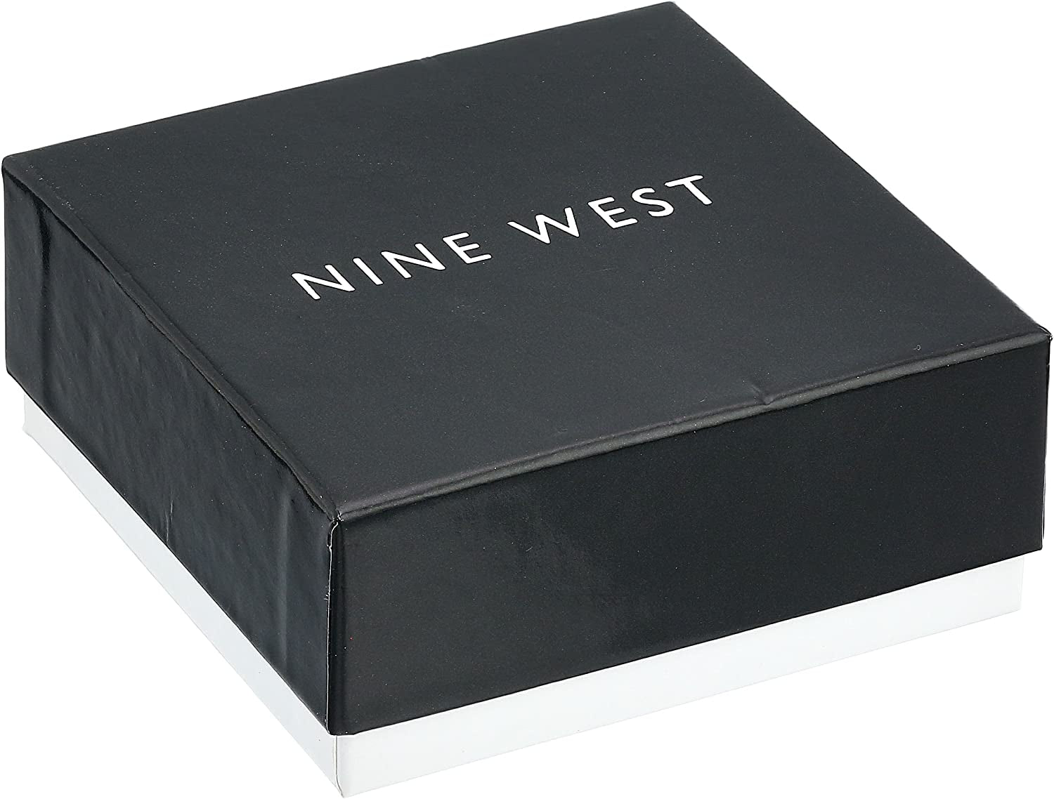 NINE WEST Women'S Boxed Necklace/Pierced Earrings Set, Silver/Blue, One Size