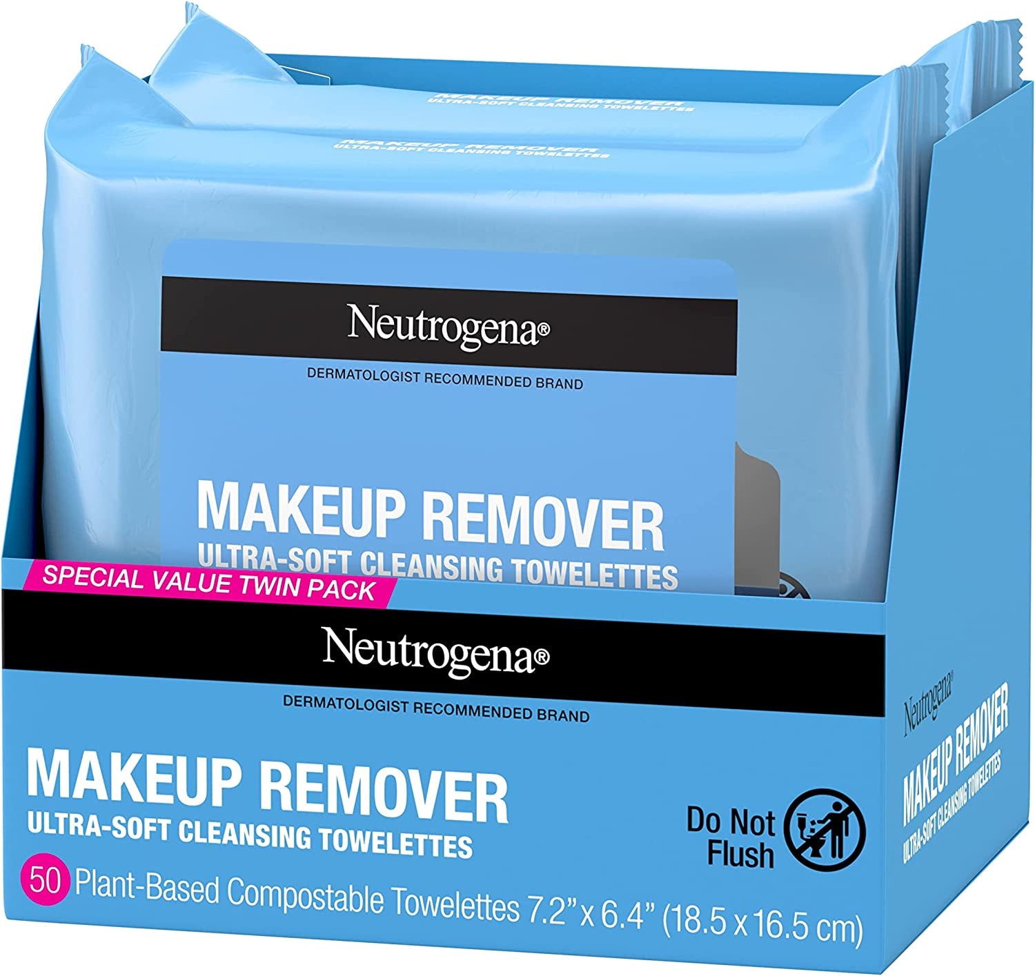 Makeup Remover , 25 Count, 2 Pack