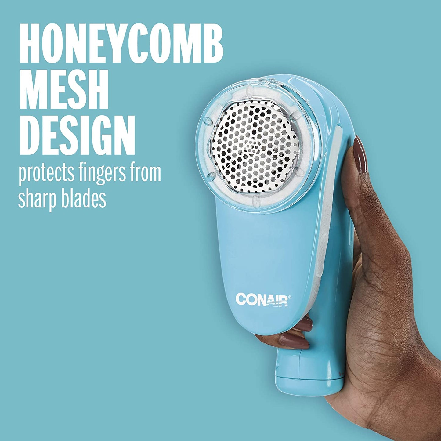 Fabric Shaver - Fuzz Remover, Lint Remover, Battery Operated Fabric Shaver, Blue