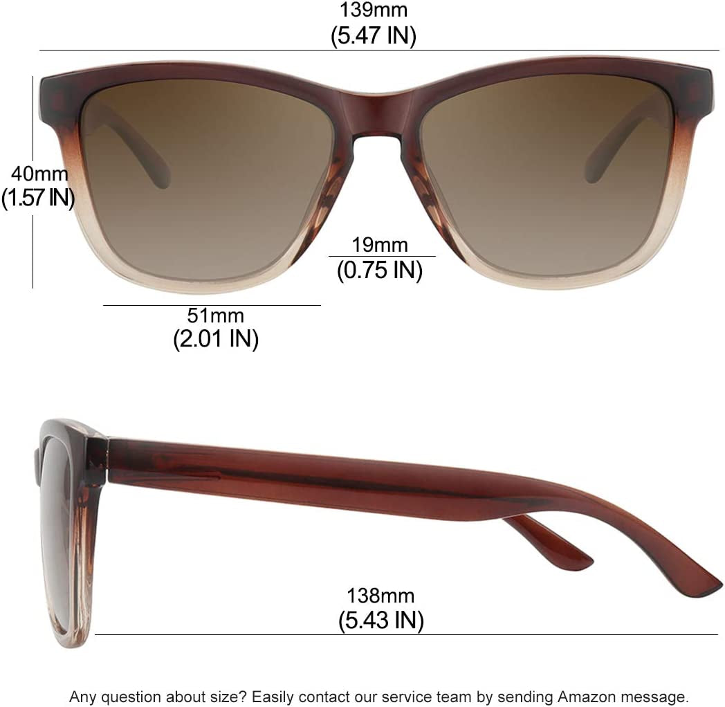 Polarized Sunglasses for Women Men Classic Retro Designer Style