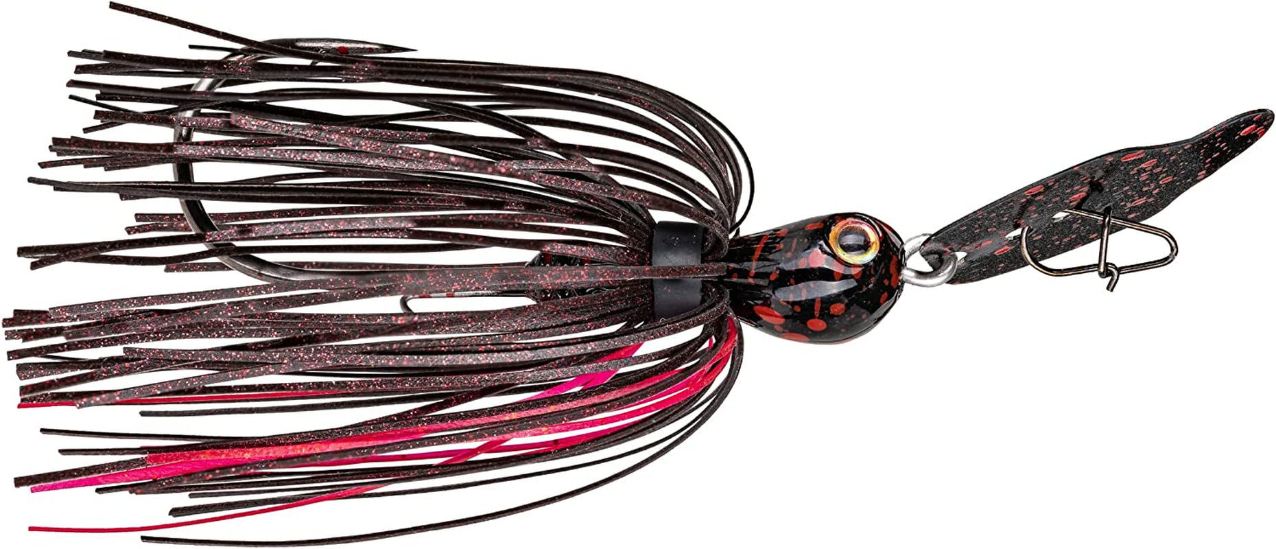 Strike King Thunder Cricket Vibrating Swim Jig/Black Widow, 5/8Oz.