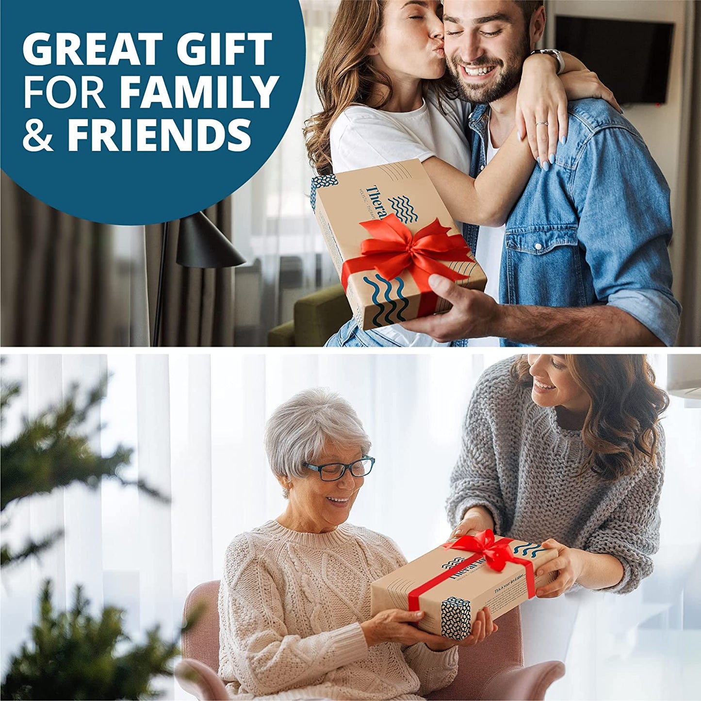 Foot Massager - Gifts for Women, Mom, Dad, Stress Relief, Plantar Fasciitis Relief - Foot Roller for Foot Pain, Neuropathy, Heel Spur Pain, Stress Relief, Wooden Reflexolo (Large)