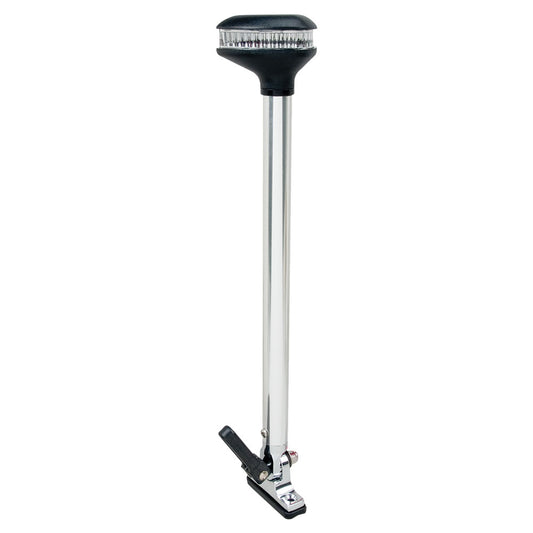 Perko Stealth Series - Fold Down All-Round Light - Vertical Mount 13-3/8" Height - 2NM Range [1642DP0CHR]