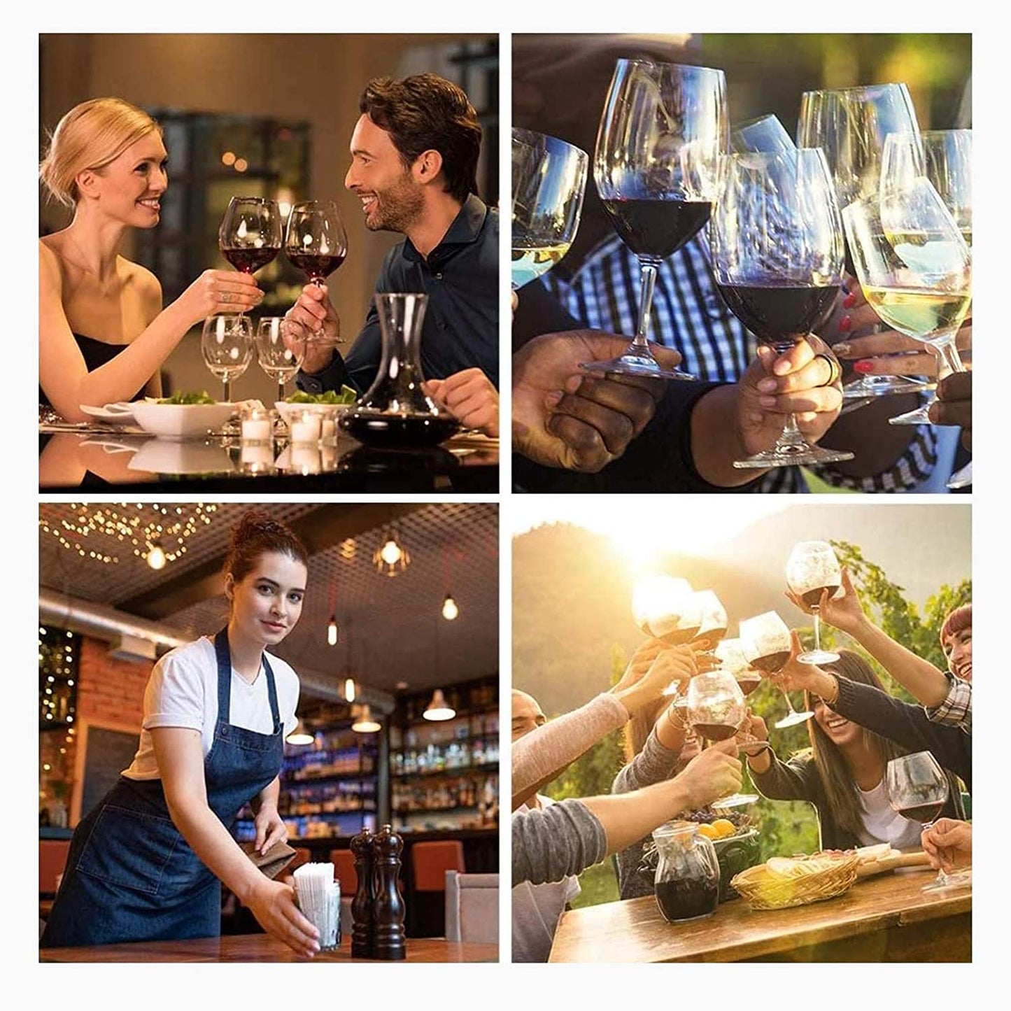 Wine Bottle Opener Stopper Electric Automatic Wine Corkscrew Christmas Gifts Set