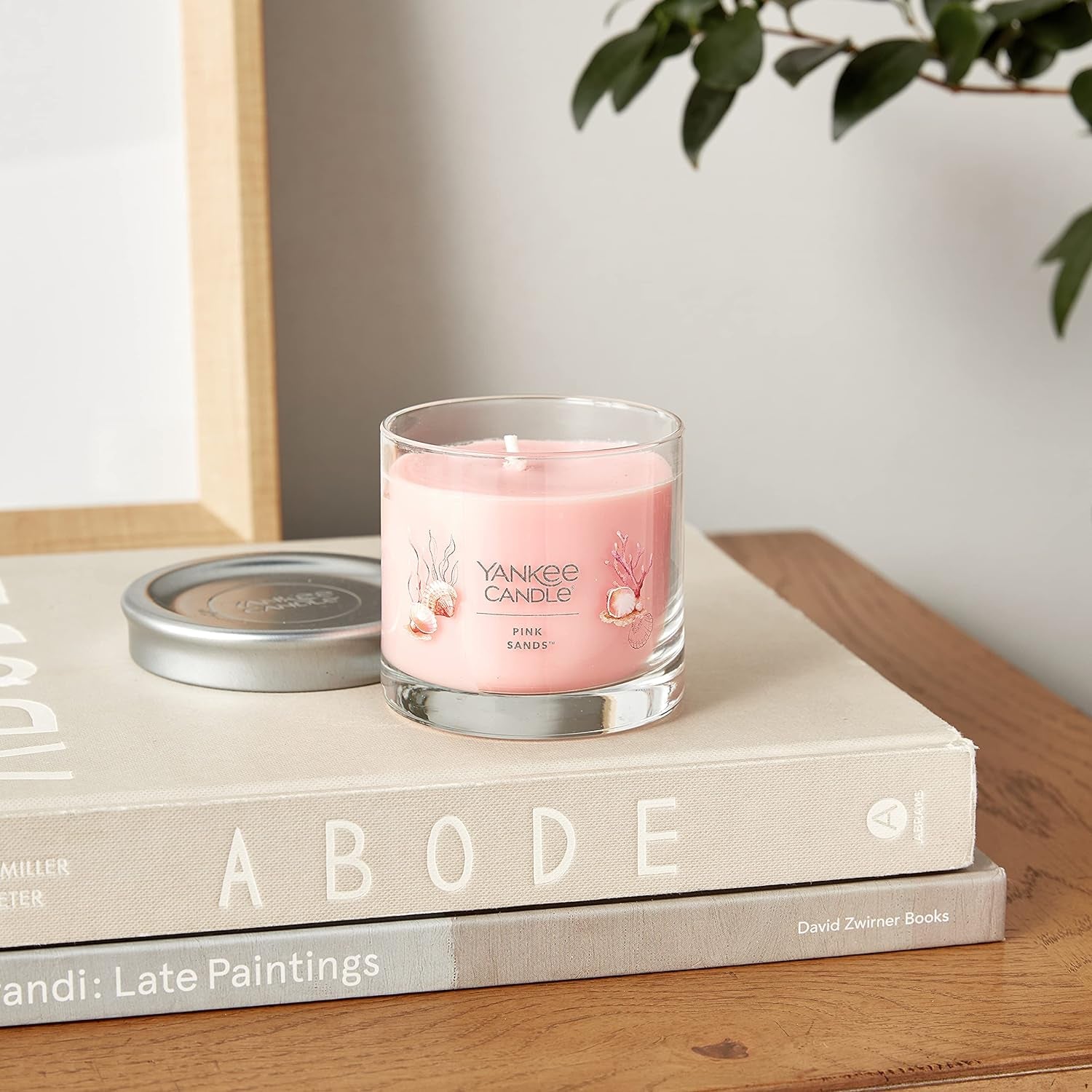 Chesapeake Bay Pink Sands Scented, Signature 4.3Oz Small Tumbler Single Wick Candle, over 20 Hours of Burn Time