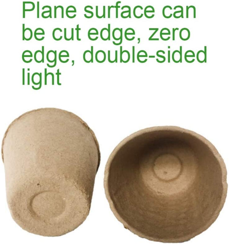 10 Pack Peat Pots Plant Seed Starter Kit, 3 Inch round Plant Starter Pots Seedling Trays Garden Germination Tray Biodegradable Seed Starter Kit for Vegetables, Herbs, Fruits, Flowers