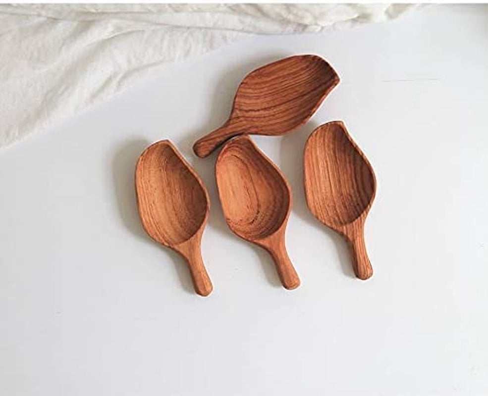 Natural Wooden Spoons and Forks Set (Set of 6), Salad Tongs for Serving, Cooking Gifts for Mom, Housewarming Hostess Gifts, Thanksgiving Gifts, Christmas Gifts for Mom, White Elephant Gifts for Adults