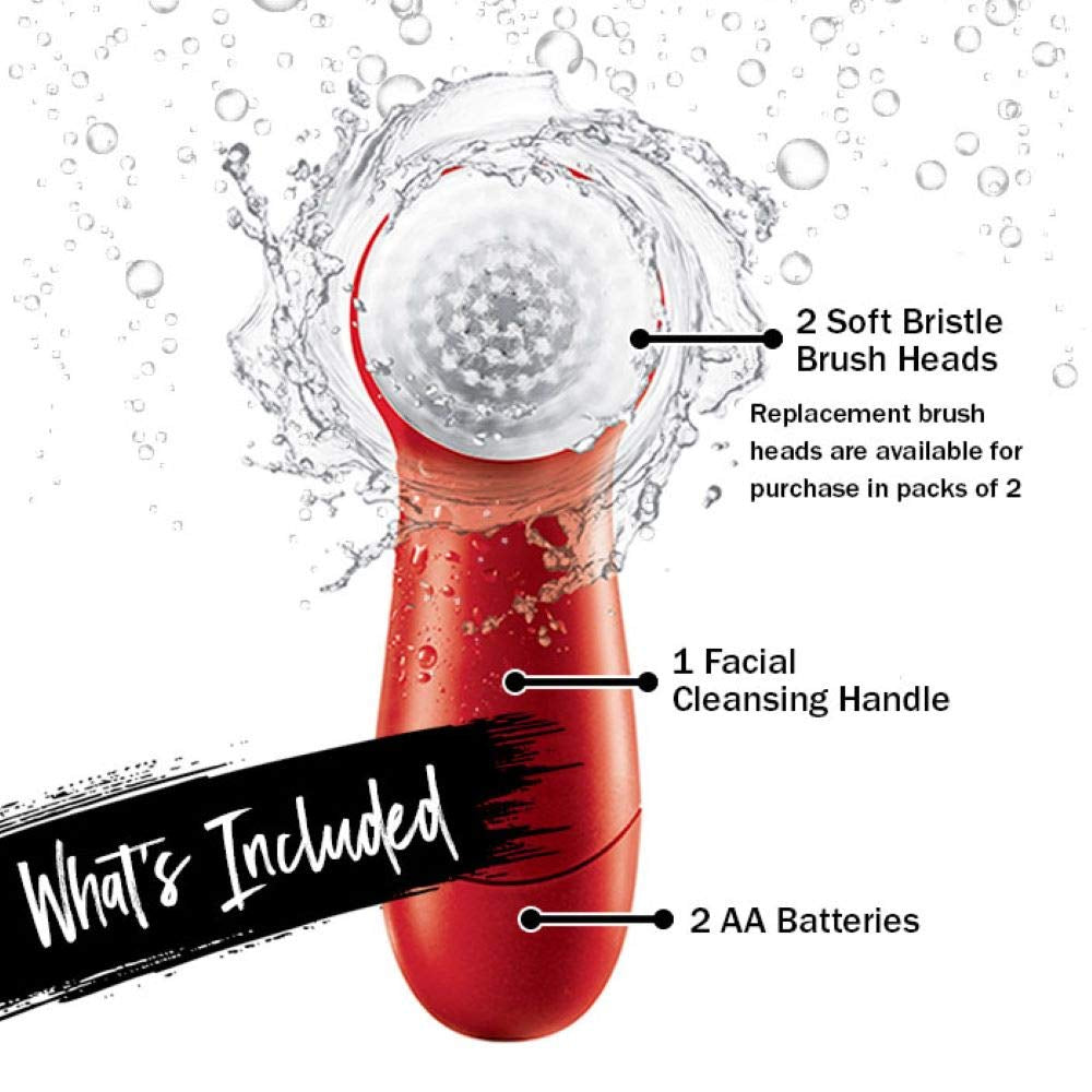 Facial Cleansing Brush by  Regenerist, Face Exfoliator with 2 Brush Heads