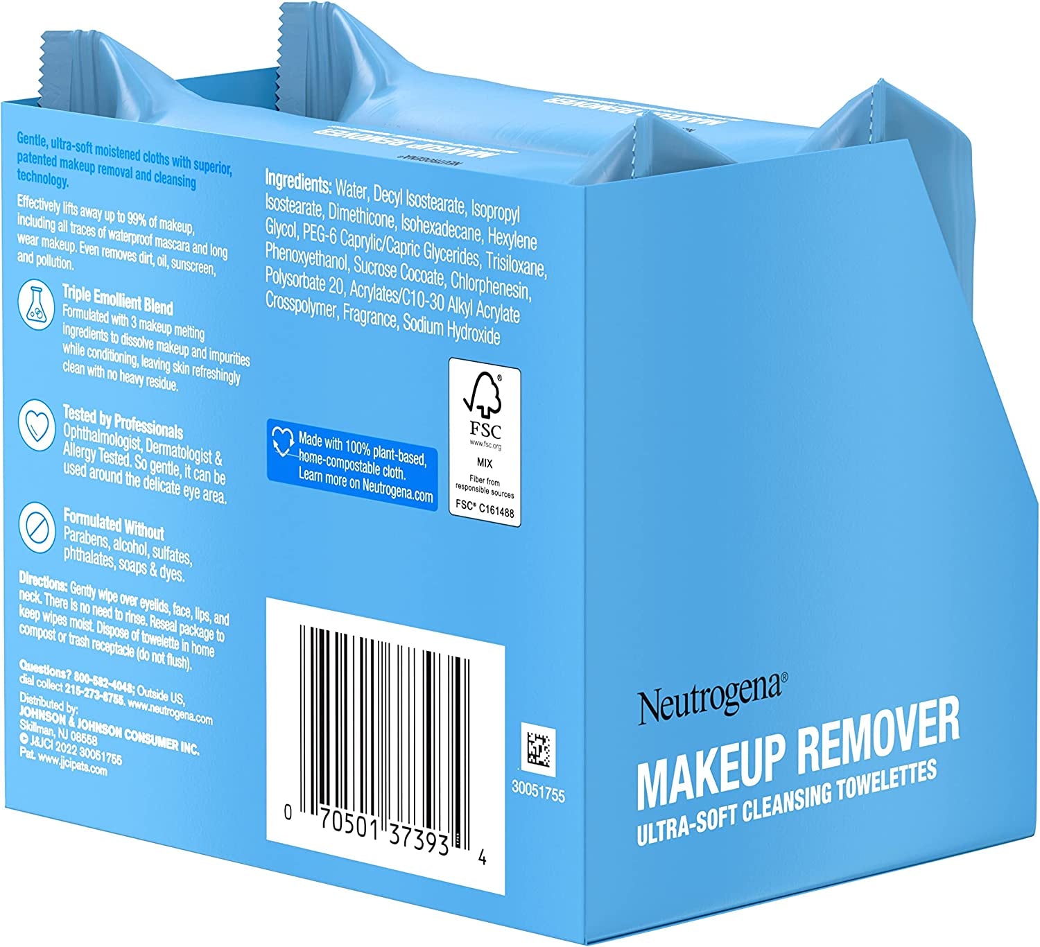 Makeup Remover , 25 Count, 2 Pack