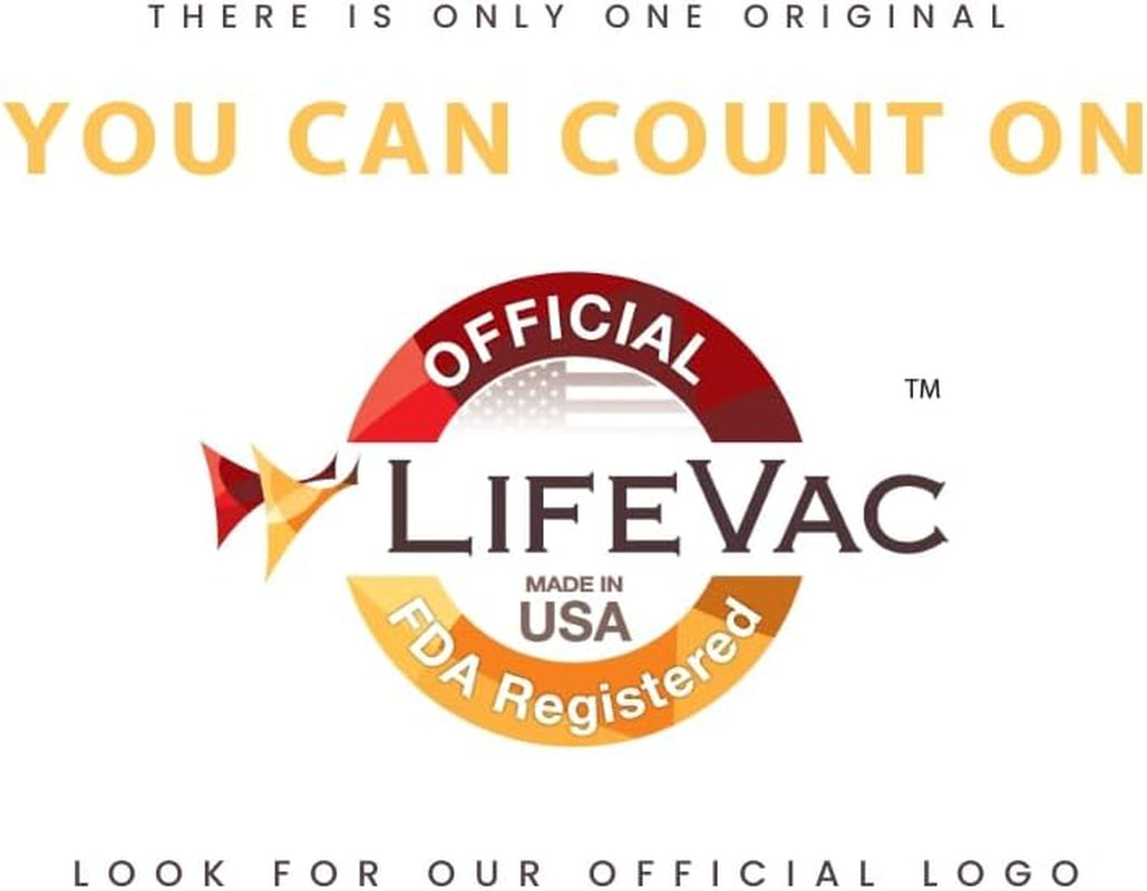 LifeVac Choking Rescue Device for Kids and Adults | Portable Airway Assist & First Aid Choking Device | Home Kit