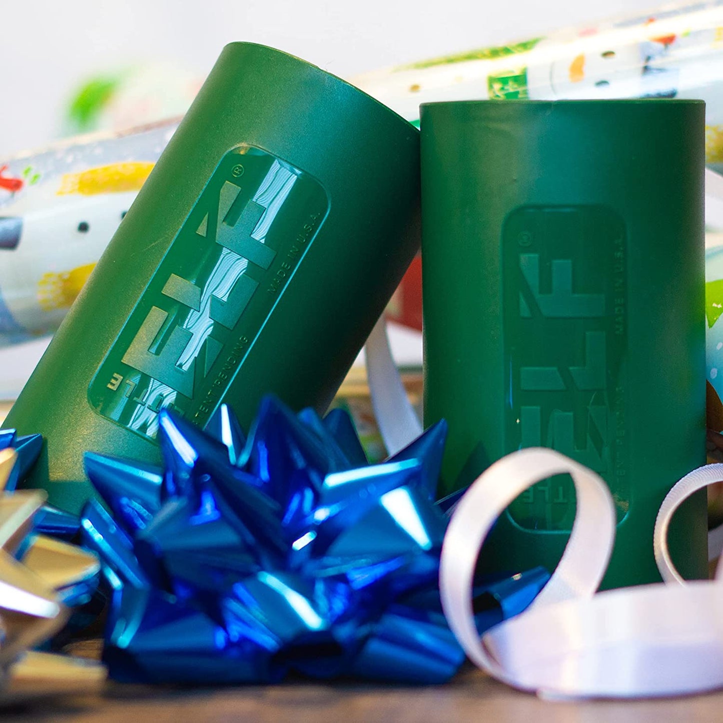 The Original Little ELF Gift Wrap Cutter (2-Pack) | as Seen on Shark Tank | Holiday Wrapping Paper Cutter