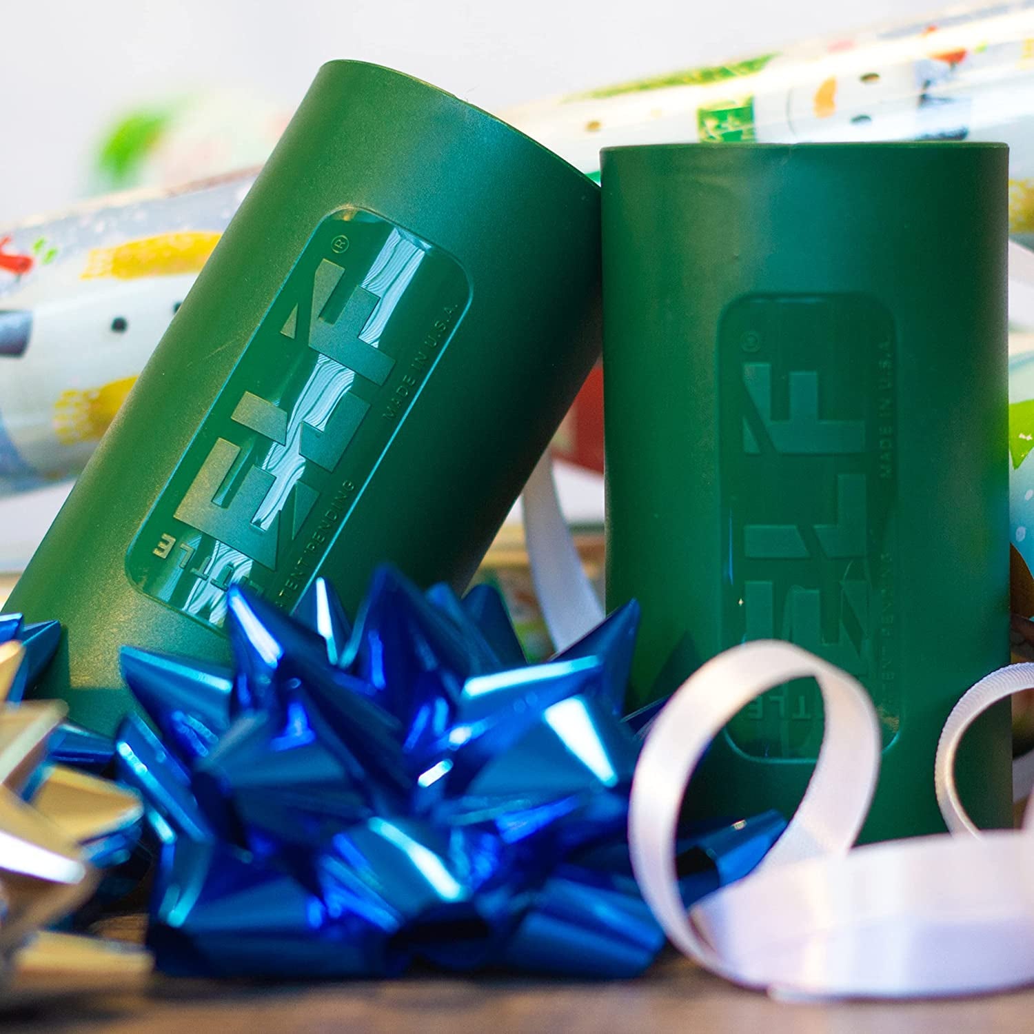 The Original Little ELF Gift Wrap Cutter (2-Pack) | as Seen on Shark Tank | Holiday Wrapping Paper Cutter